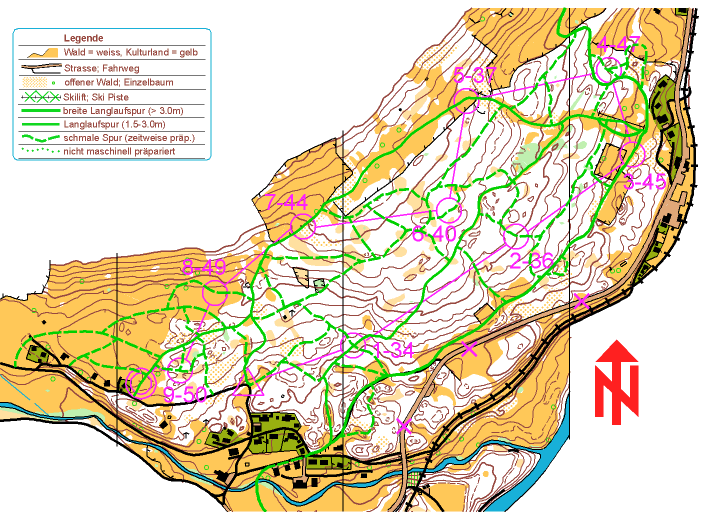 Ski-OL-Karte-Legende